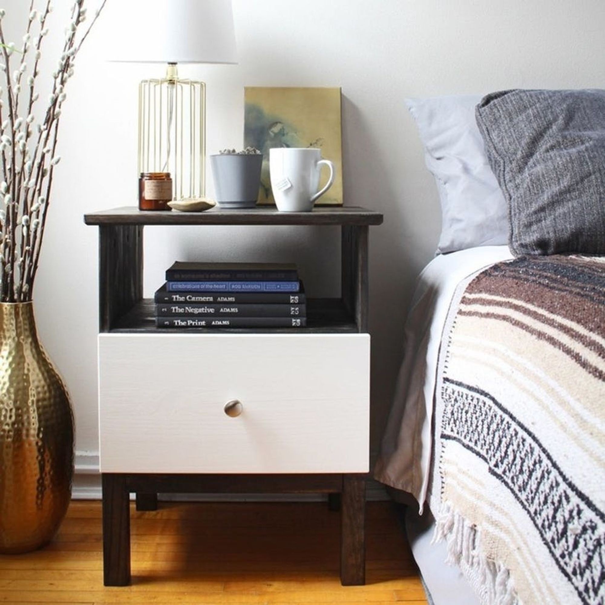11 Ikea Nightstand Hacks Your Bedroom Needs Brit Co