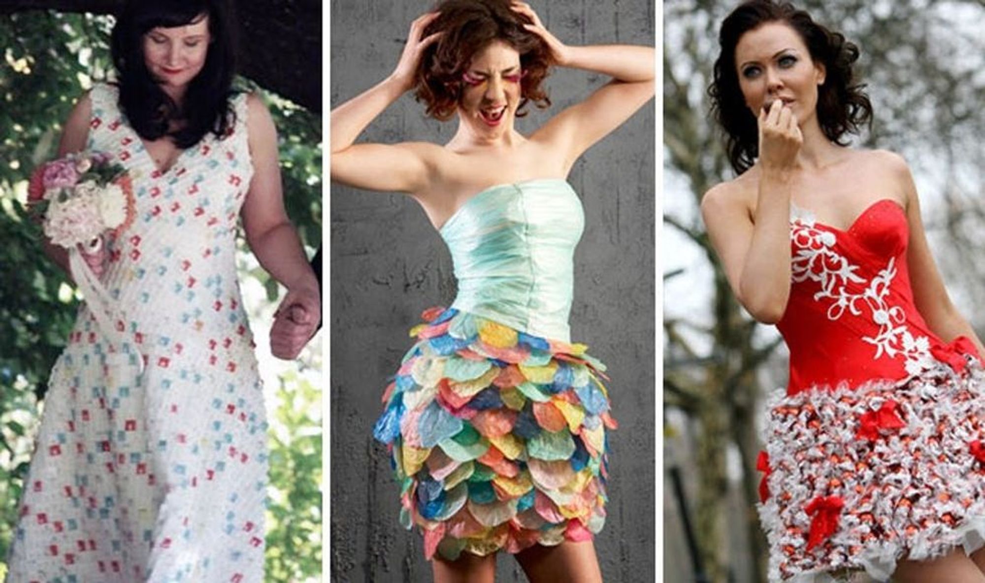 15 Inventive Dresses Made from Recycled Materials Brit + Co