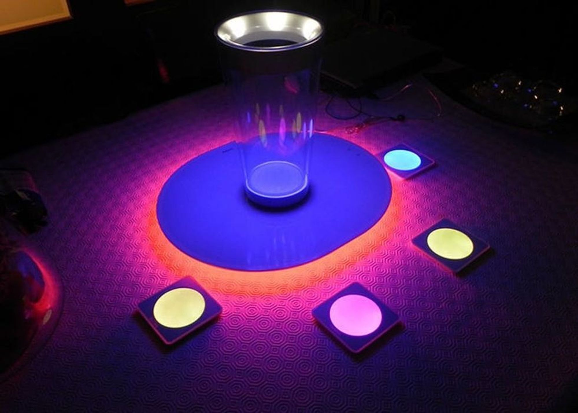 Light Up Your Drinks with These LED Coasters Brit + Co