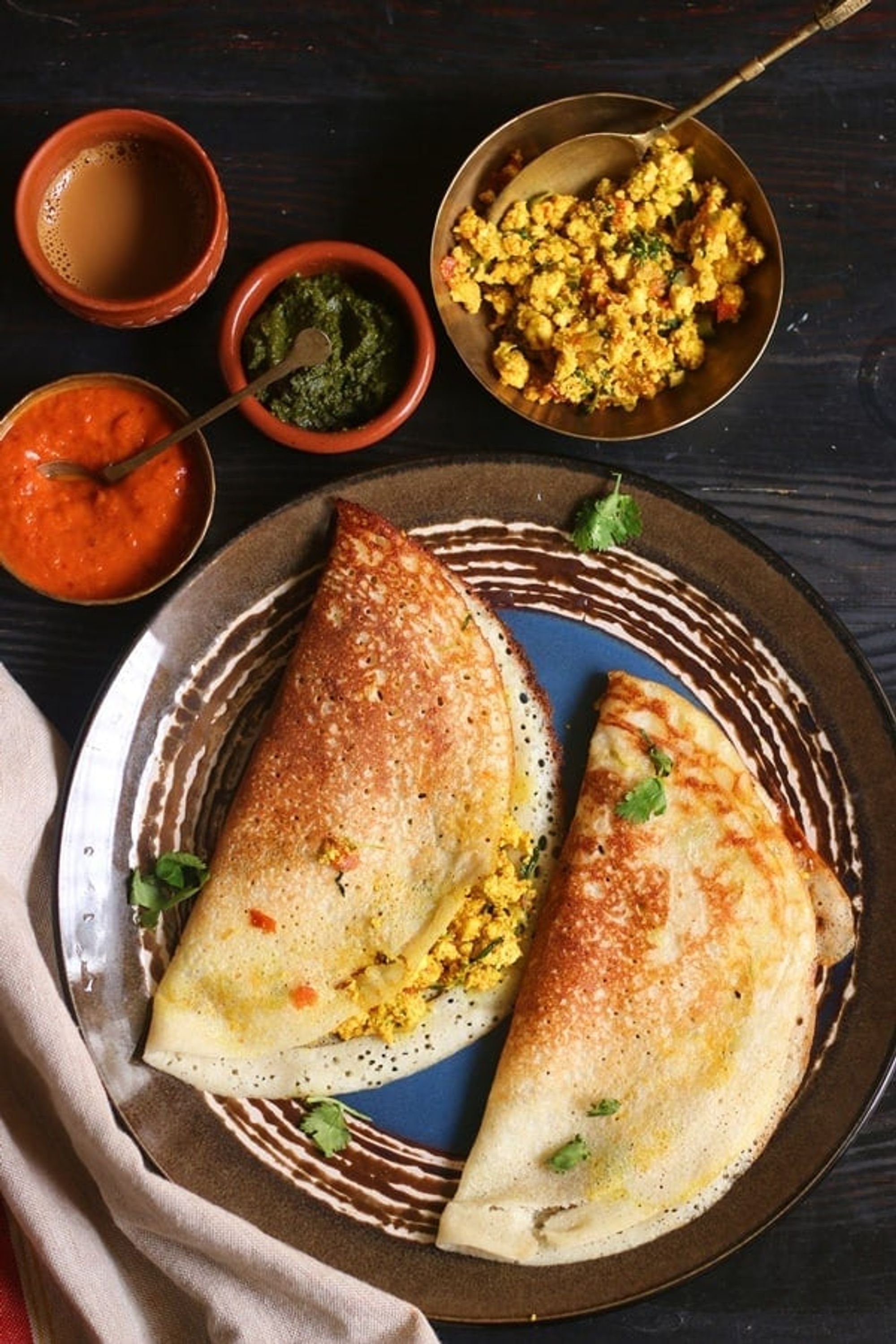 Paneer Dosa Recipe | How To Make Paneer Dosa | Cook Click n Devour - My
