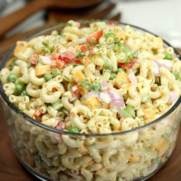 easy homemade macaroni salad