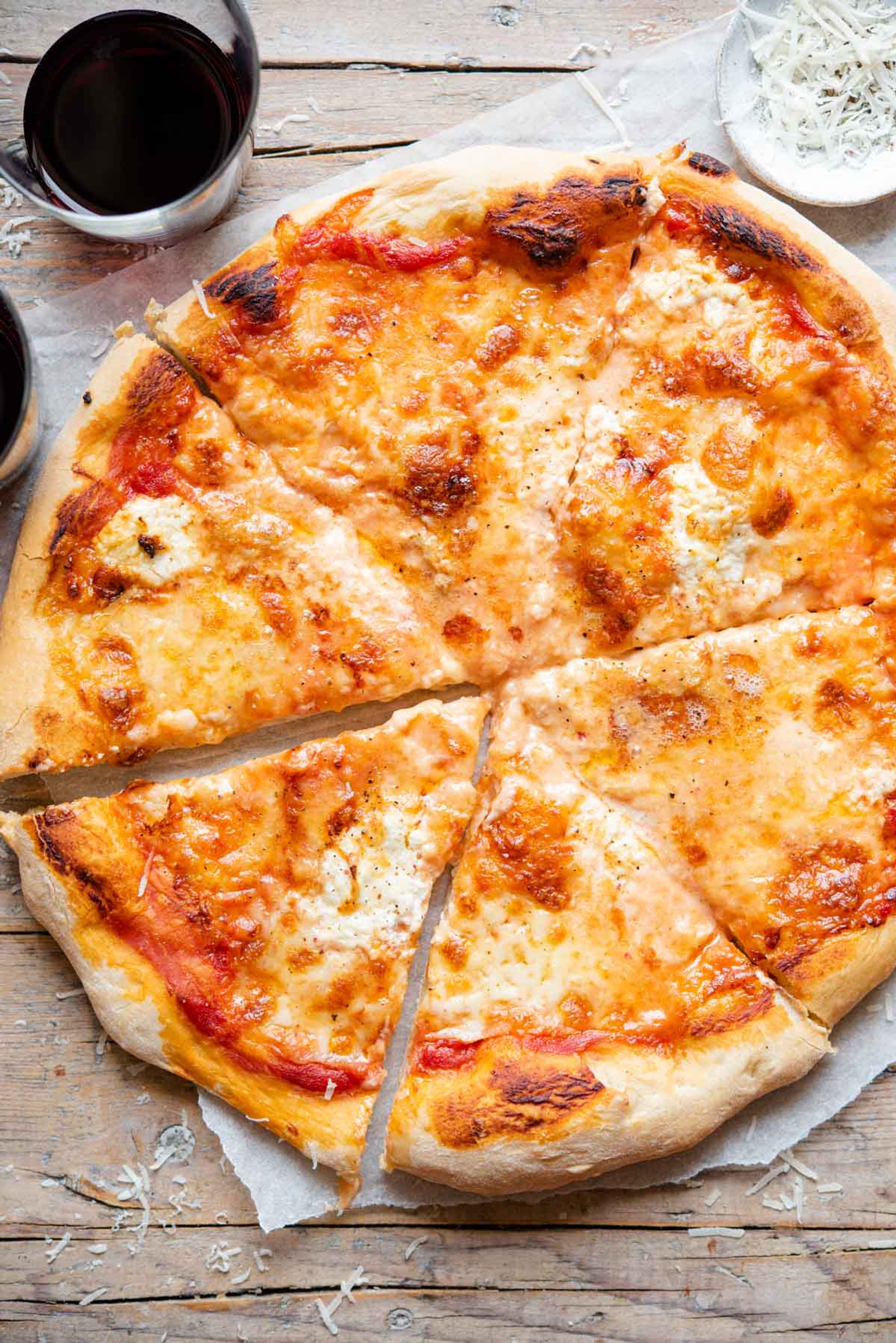 Quattro Formaggi Pizza (Four Cheese) My Recipe Magic
