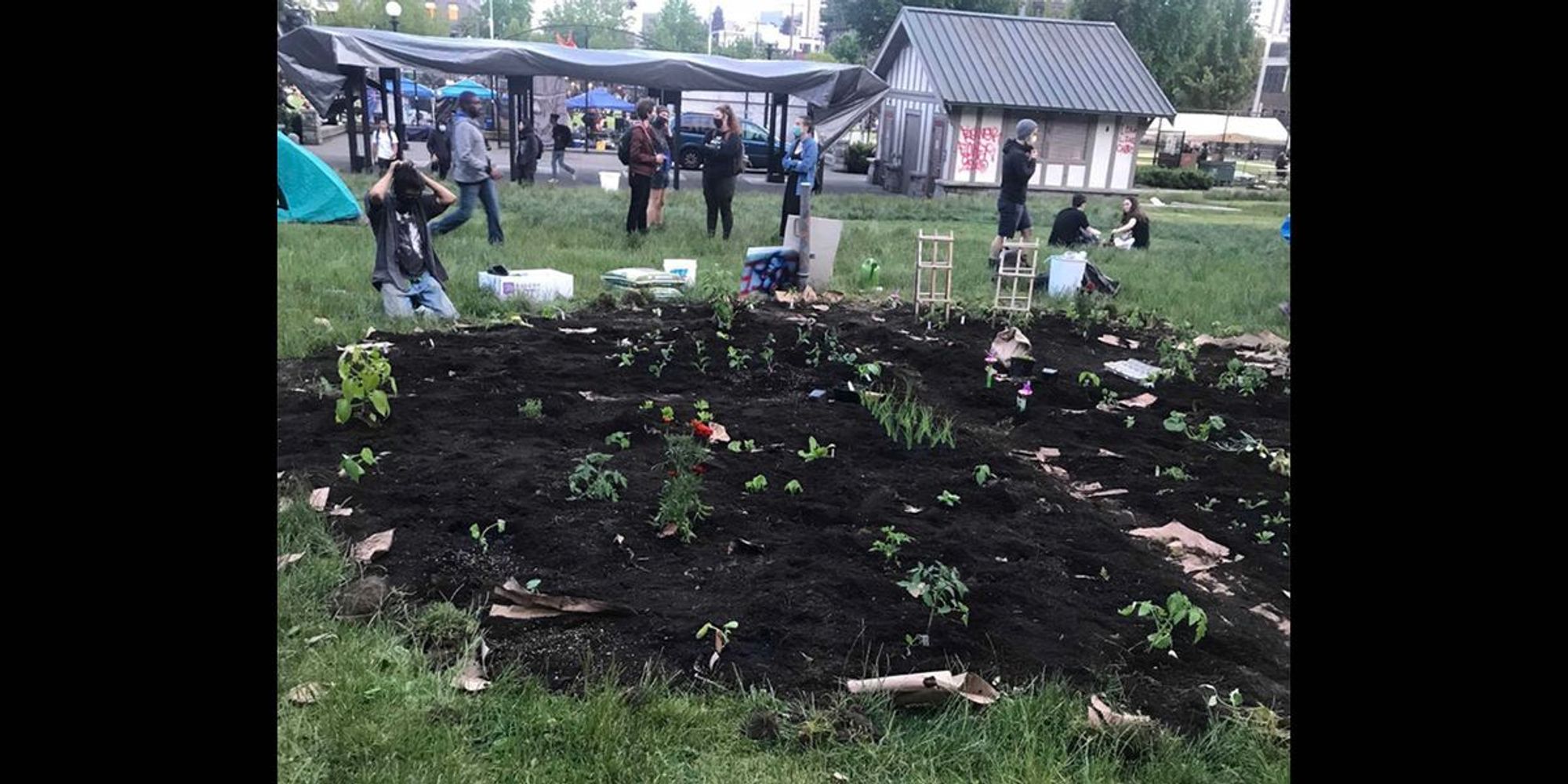 The People Of The Chaz Try Their Hands At Farming Louder With Crowder