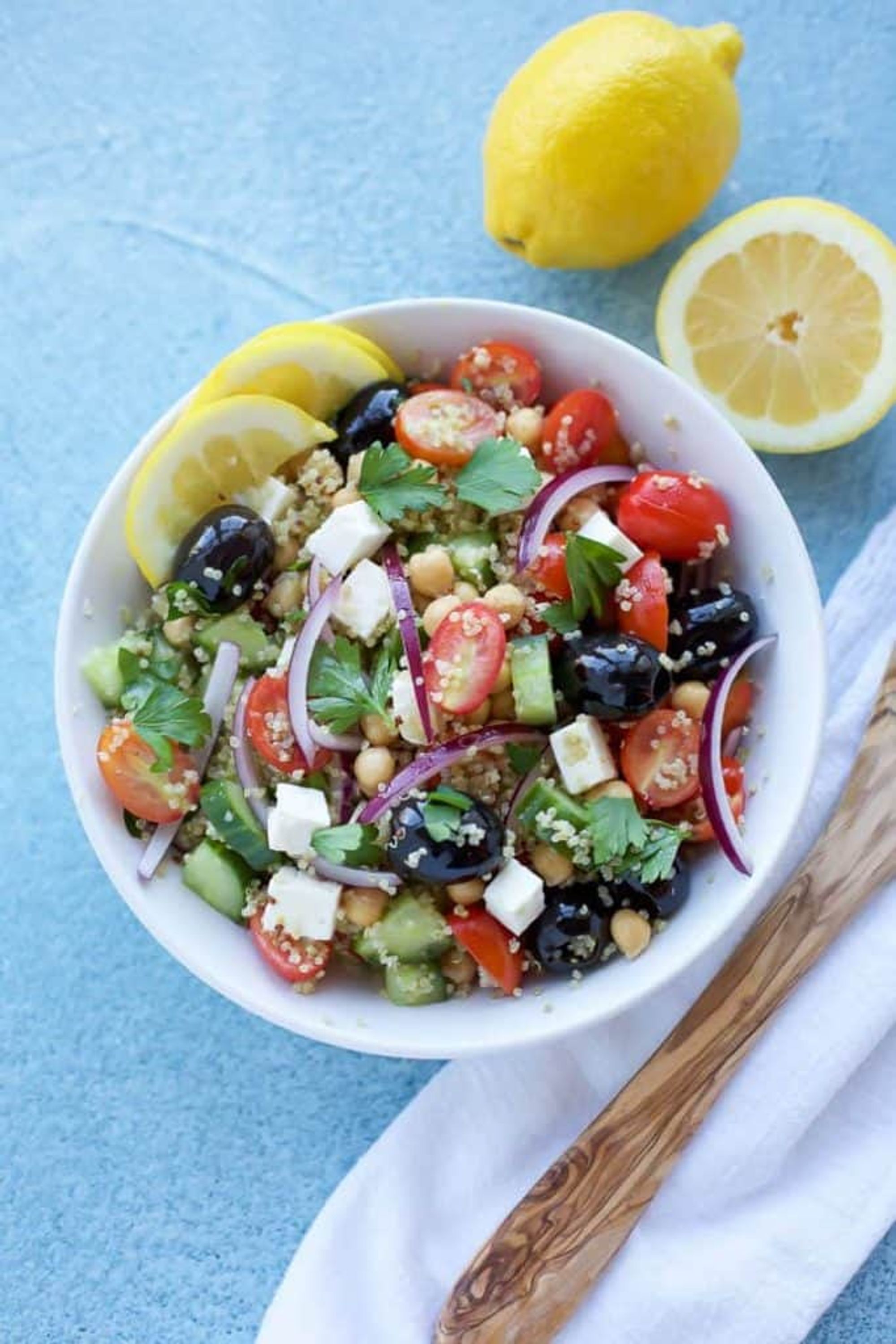 Mediterranean Quinoa Chickpea Bowl My Recipe Magic