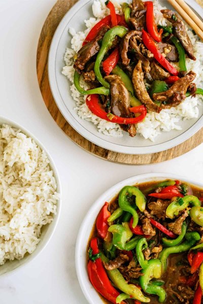 Instant Pot Pepper Steak