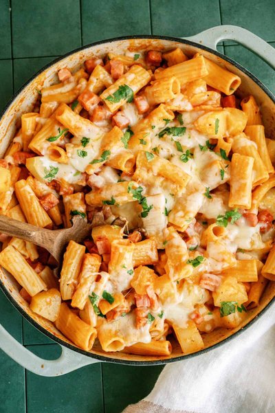 Hawaiian Pasta Skillet