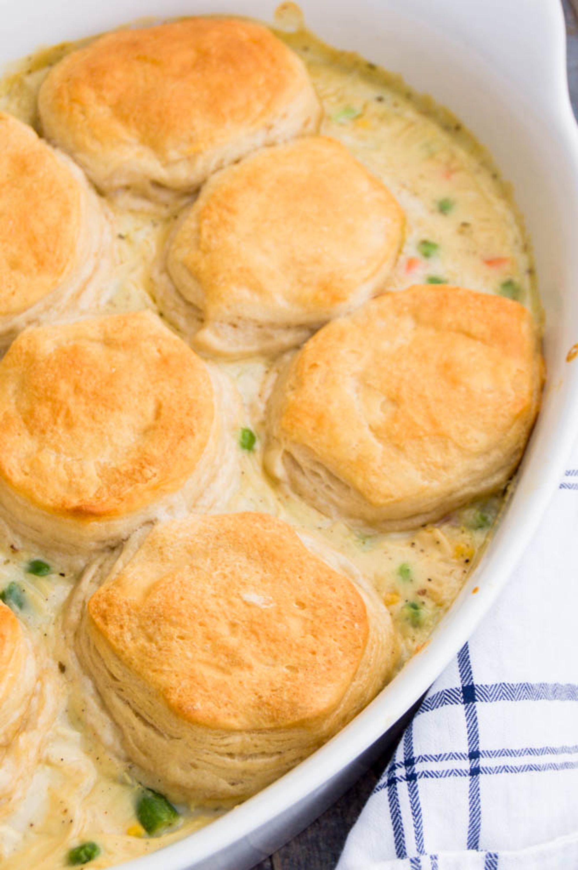 Biscuit Chicken Pot Pie Casserole - The Diary of a Real Housewife - My ...