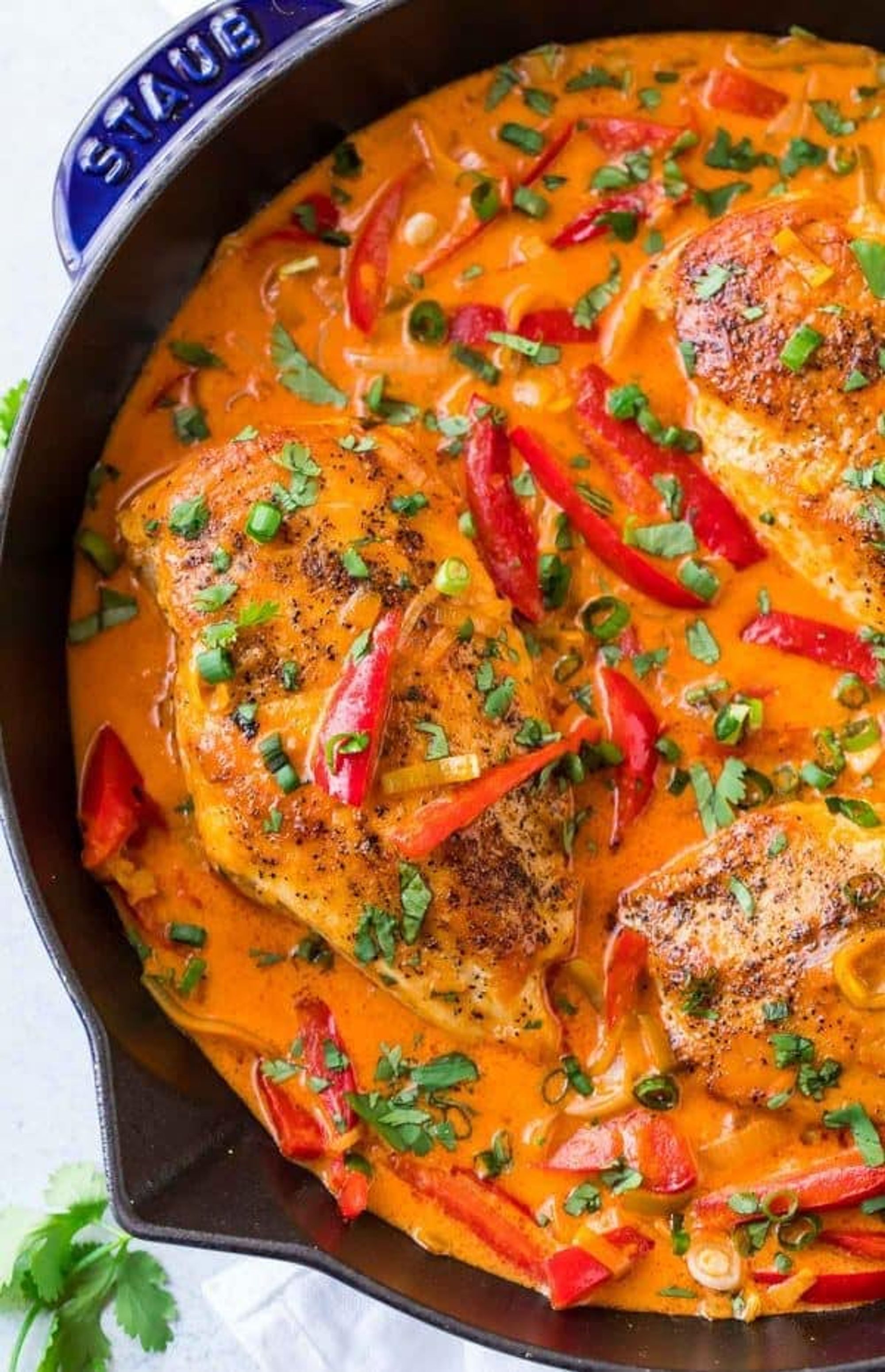 Thai Chicken Curry with Coconut Milk Easy OnePan Recipe