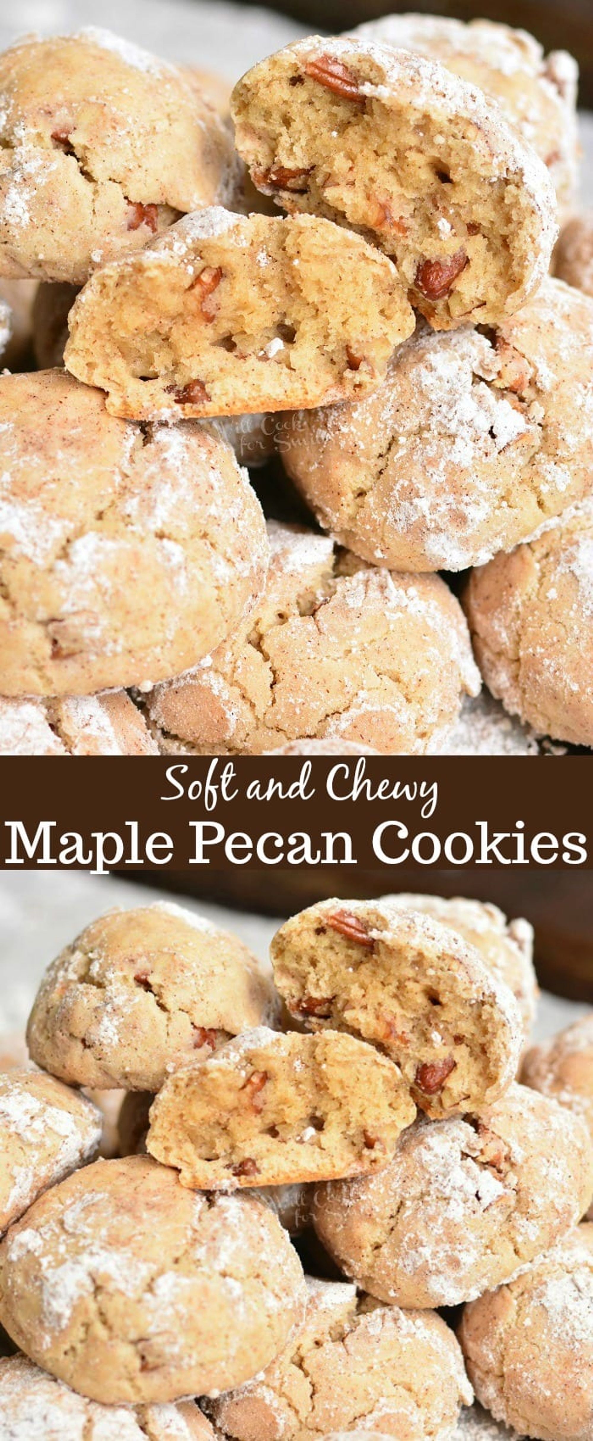 Soft Maple Pecan Cream Cheese Cookies Will Cook For Smiles My