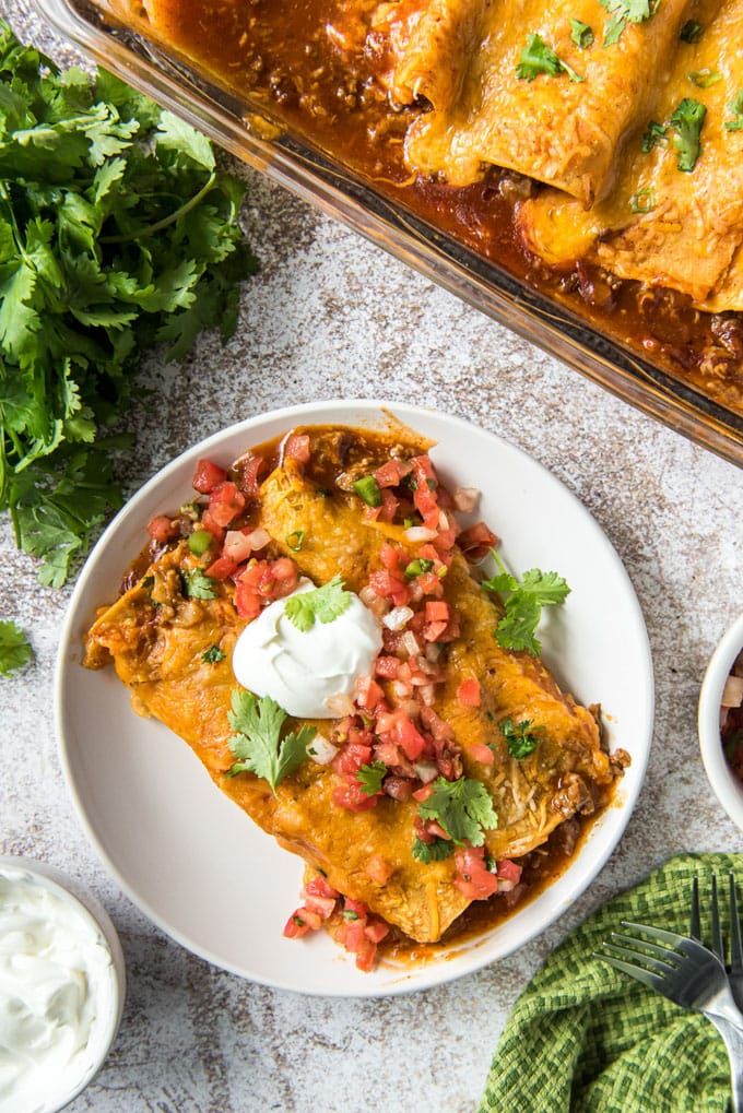 The Best Ground Beef Enchiladas YellowBlissRoad Com My Recipe Magic   Img 