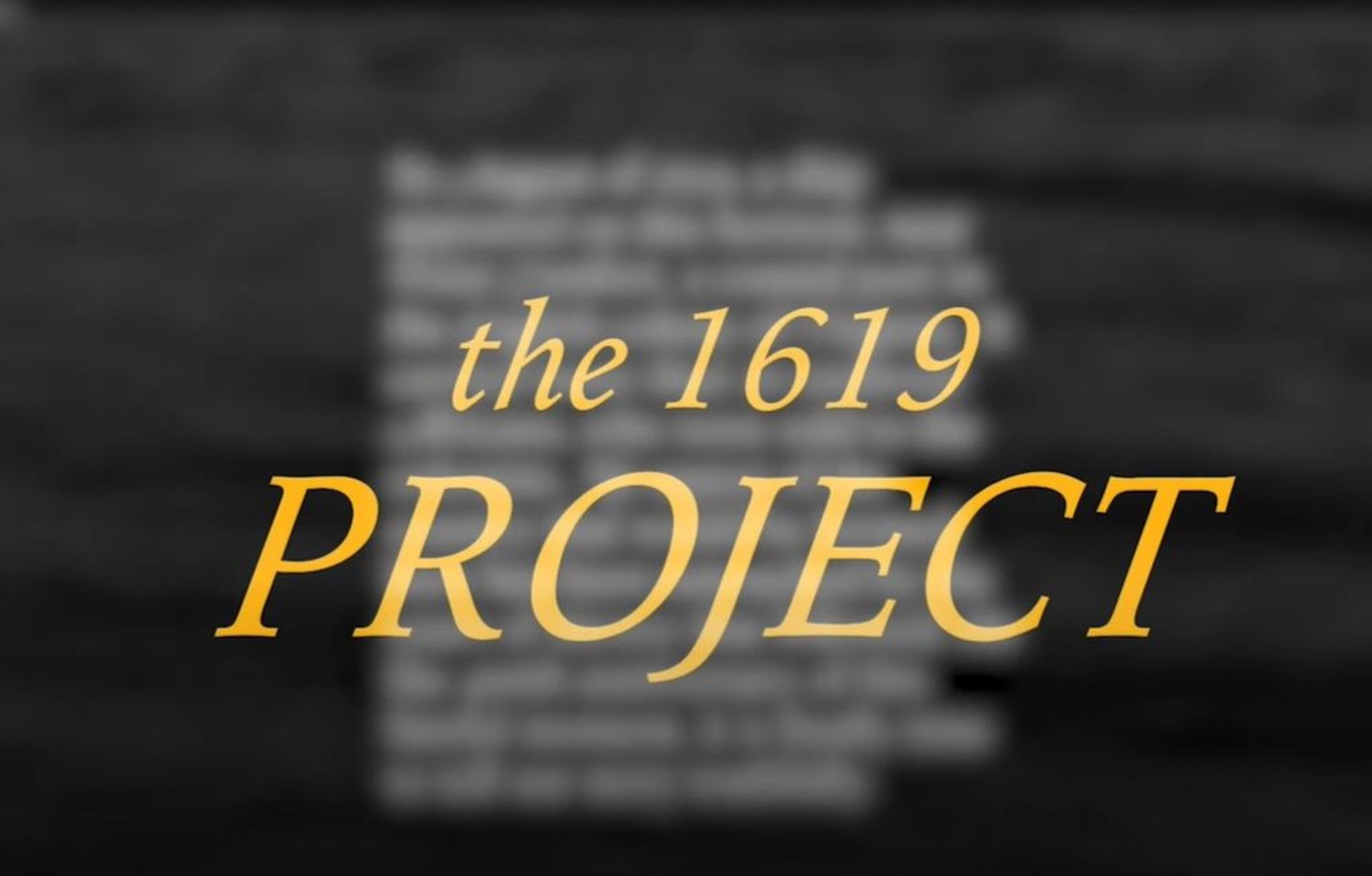 The difference between true history and the 1619 project conservative