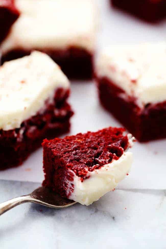 Red Velvet Brownies With Cream Cheese Frosting | The Recipe Critic - My ...