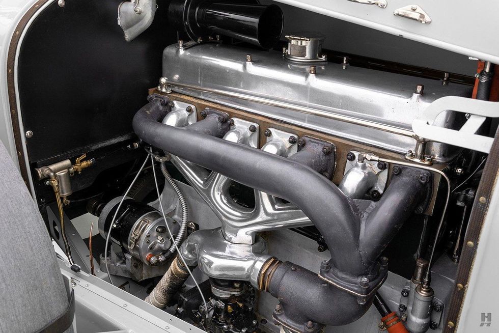 1922 Marmon Model 34B four-passenger speedster engine