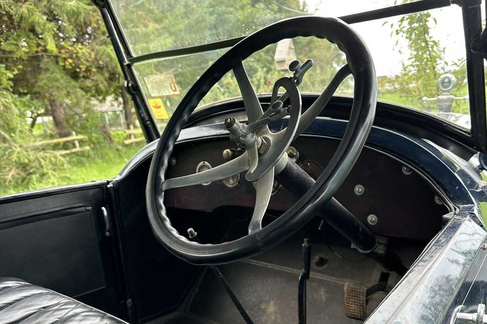 1923 Cardway Touring Car interior
