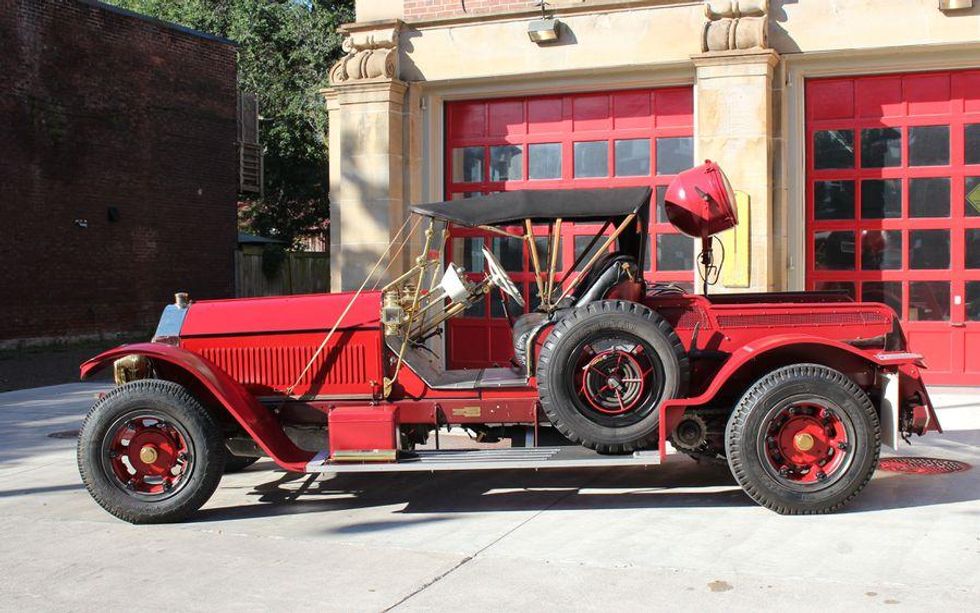 With A Simple Touring Body A 1925 American LaFrance Pumper Truck 
