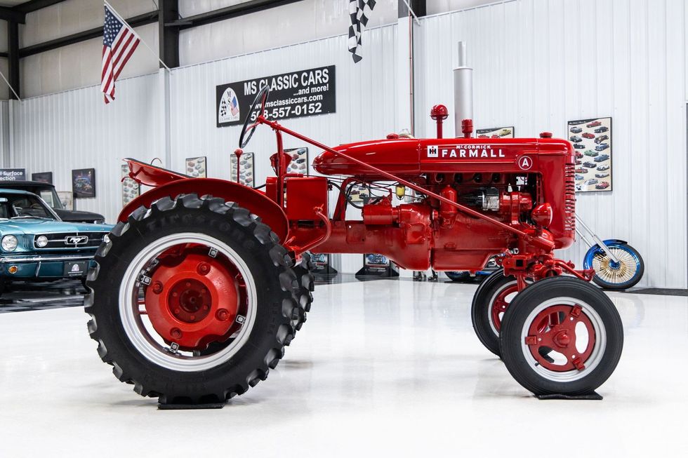 1945 Farmall A Tractor side