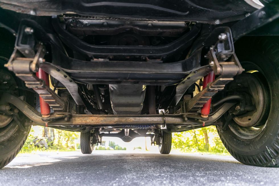 1954 Chevrolet 3100 undercarriage