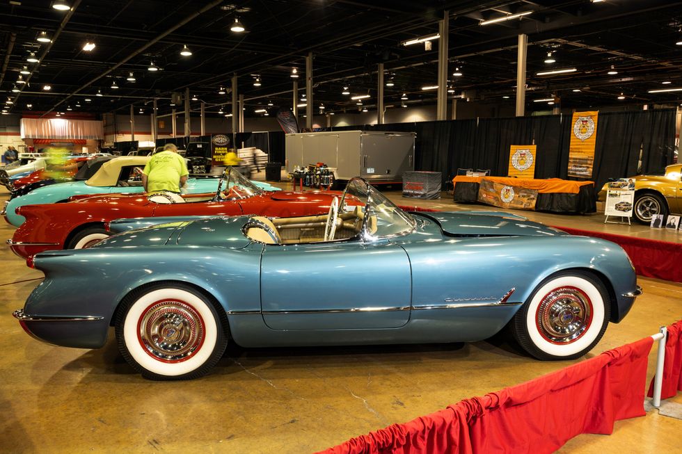 1954 Corvette in Pennant Blue