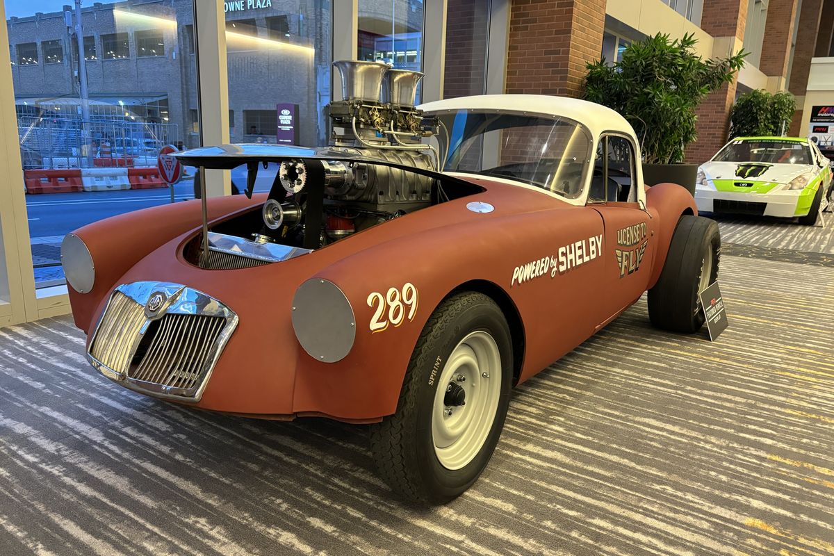 1955 MG A Coupe inspired by nostalgic AAM/ SP cars of the 1960s