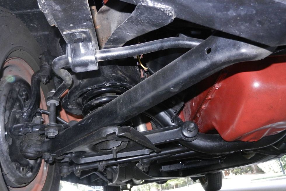 1956 Ford Fairlane Sunliner Convertible undercarriage