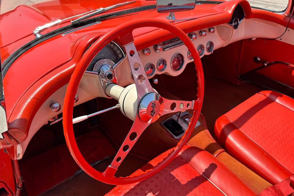 1957 Chevrolet Corvette interior