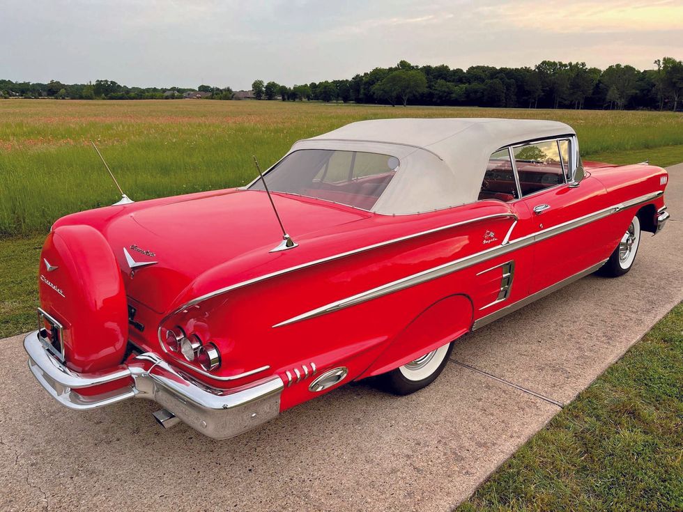 1958 Chevrolet Impala, rear 3/4