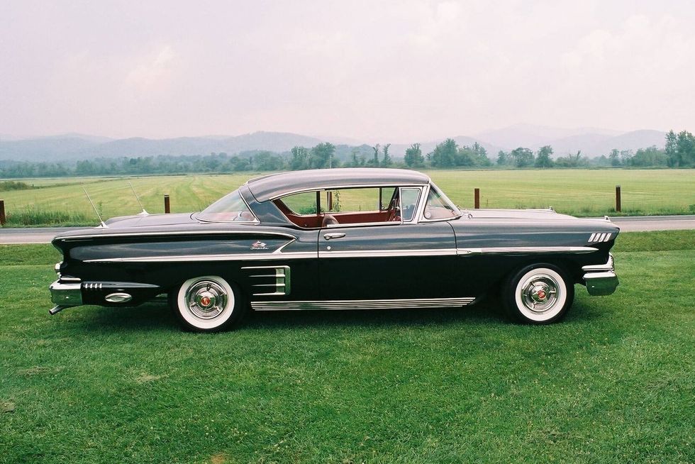 1958 Chevrolet Impala Sport Coupe, side view