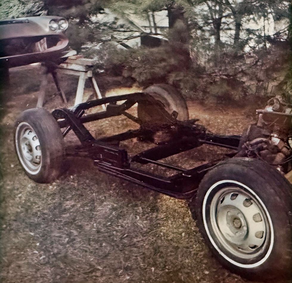 1958 Corvette Barn Find - Modified 1967 Oldsmobile Toronado chassis for Corvette