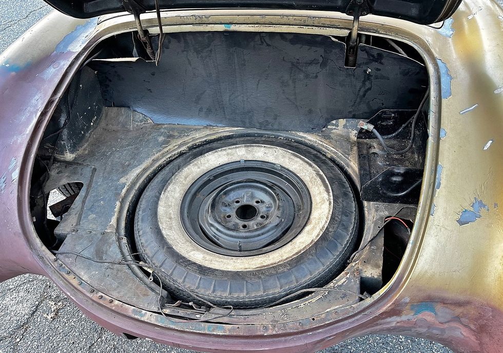 1958 Corvette Barn Find - Trunk