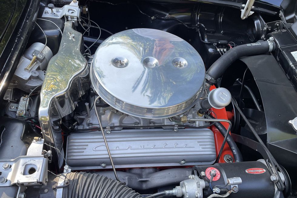 1959 Chevrolet Corvette  engine bay