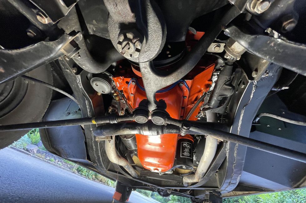 1959 Chevrolet Corvette undercarriage