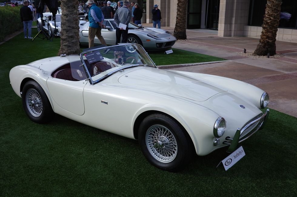 1963 Shelby Cobra 289, front quarter, top down