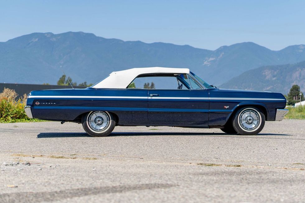 1964 Chevrolet Impala SS Convertible side, top up