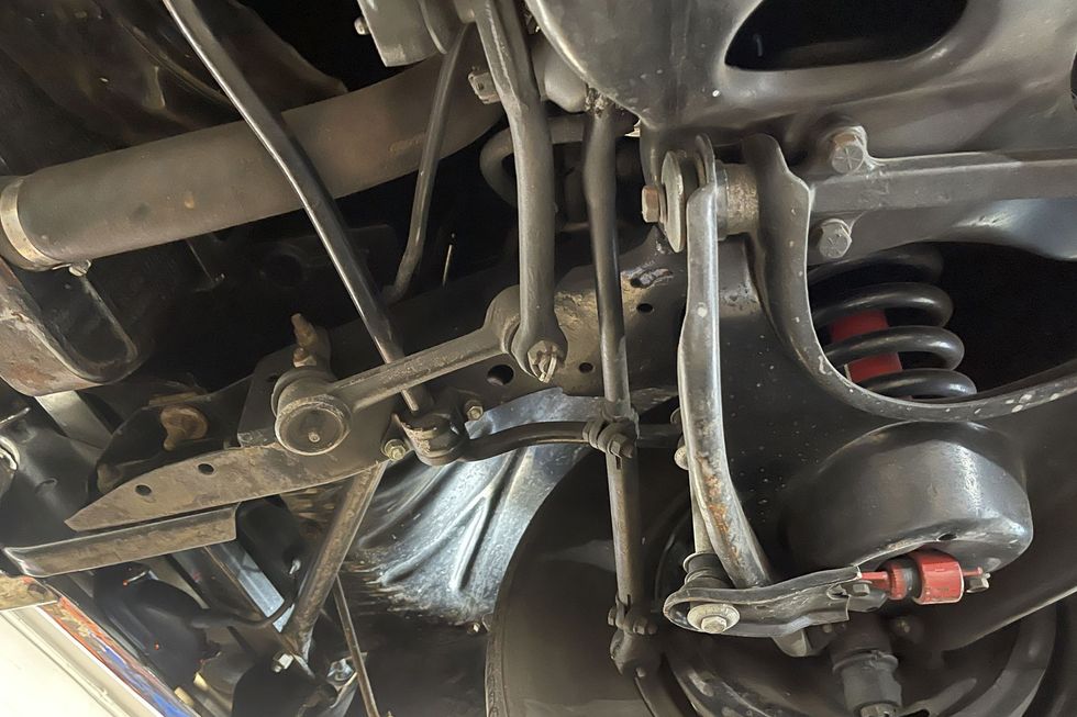 1964 Chevrolet Impala SS Convertible undercarriage