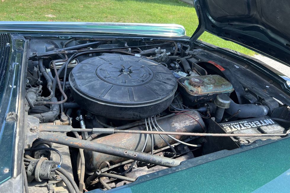 1965 Lincoln Continental Convertible engine bay