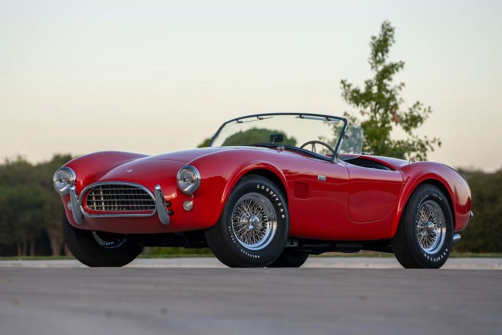 1965 Shelby Cobra 289, front quarter, top down