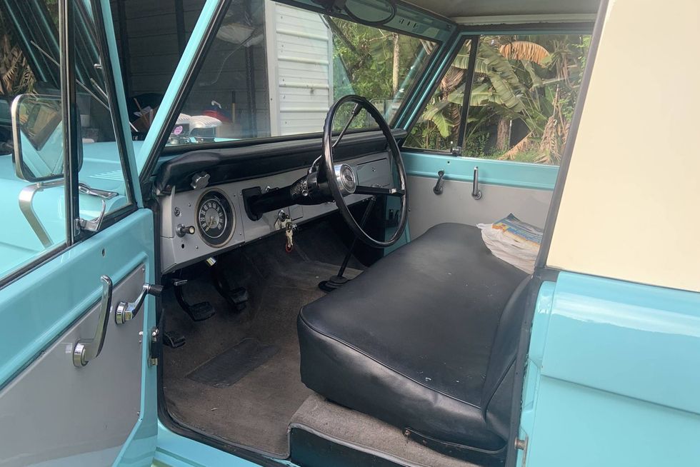 1966 Ford Bronco Sports Utility pickup interior