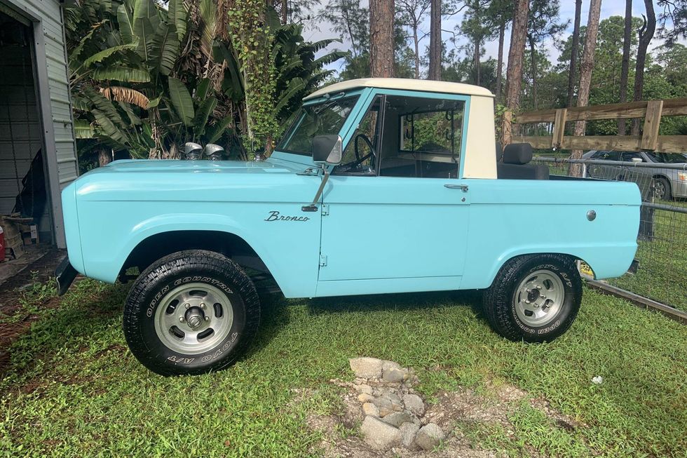 1966 Ford Bronco Sports Utility pickup side