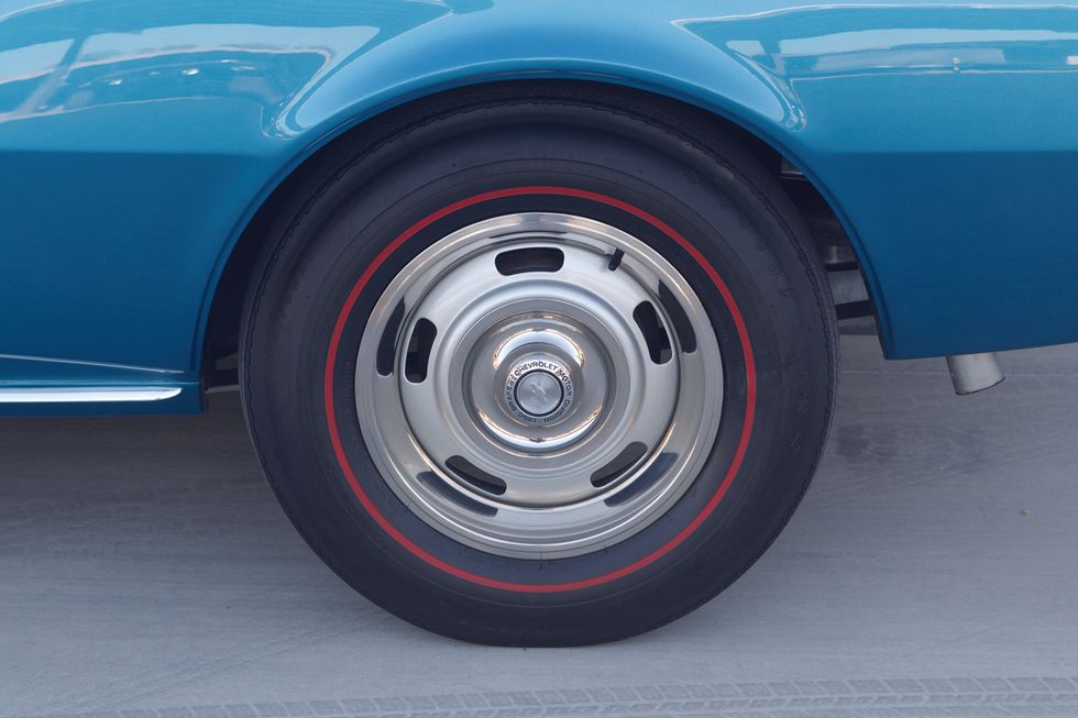 1967 Chevrolet Camaro RPO Z28 - Wheel detail