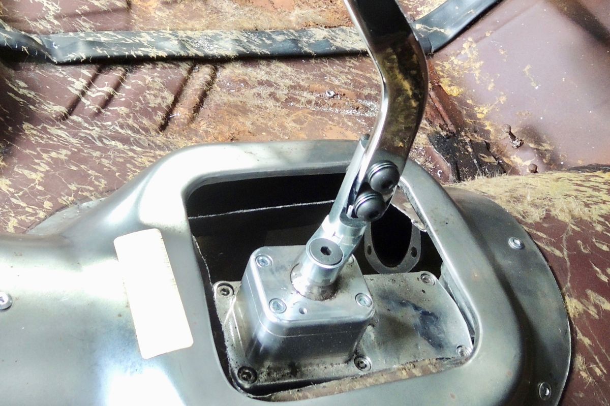 1968 Bel Air Tremec TKX Swap - Centering Shifter In Shifter Opening