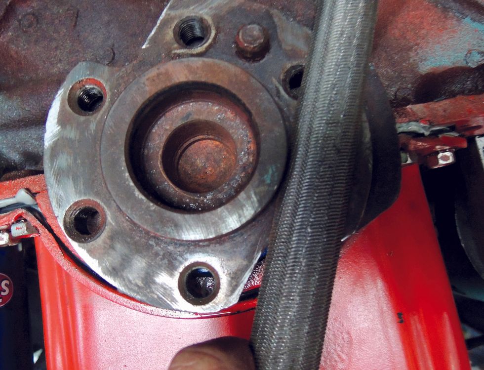 1968 Bel Air Tremec TKX Swap - Crank Flange 1