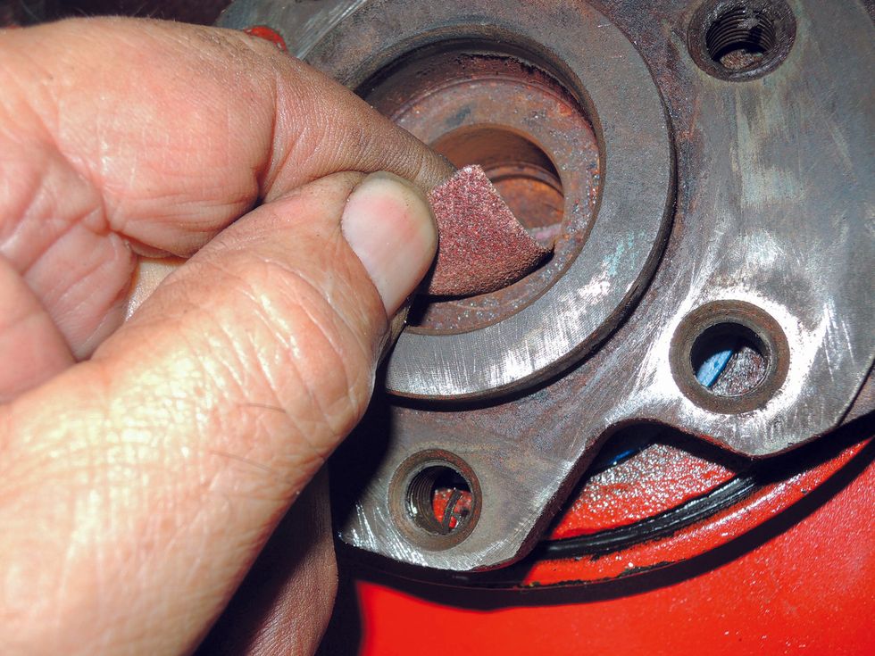 1968 Bel Air Tremec TKX Swap - Crank Flange 2