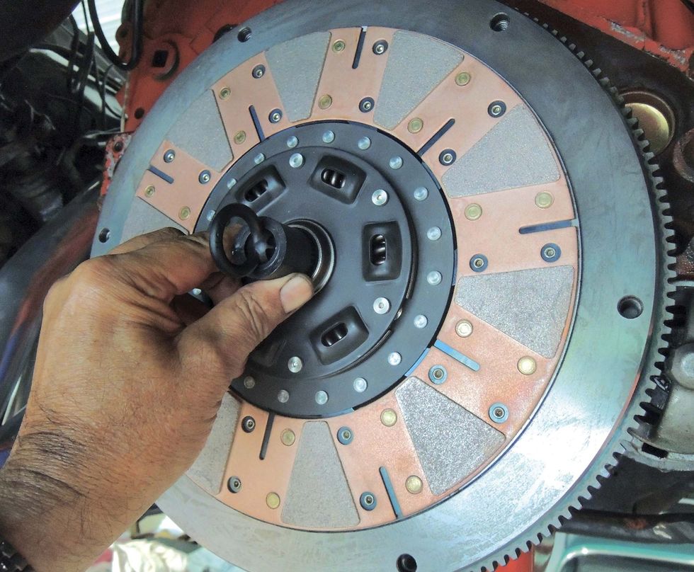 1968 Bel Air Tremec TKX Swap - Hays clutch alignment