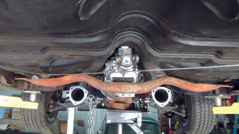 1968 Bel Air Tremec TKX Swap - Transmission Crossmember
