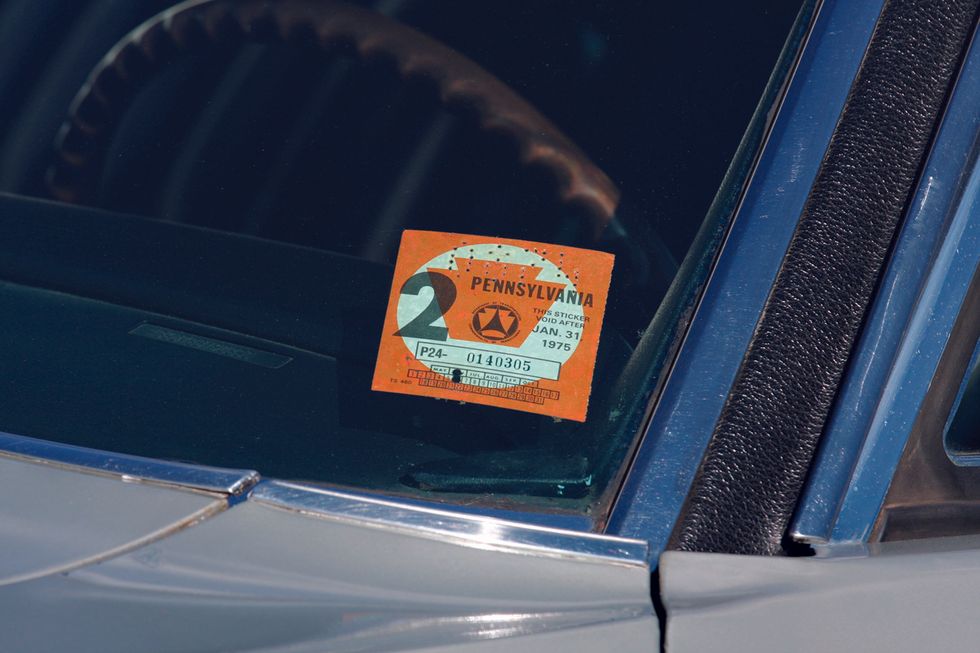 1968 Chevrolet Chevelle Malibu L79 - 1975 Pennsylvania Inspection Sticker