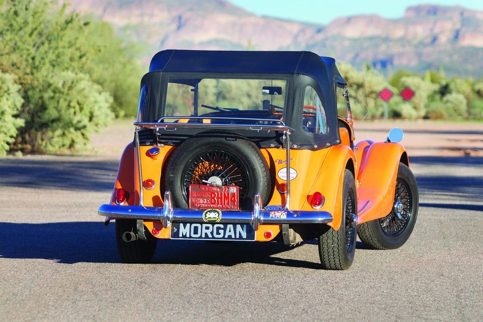 1969 Morgan 4/4 - rear