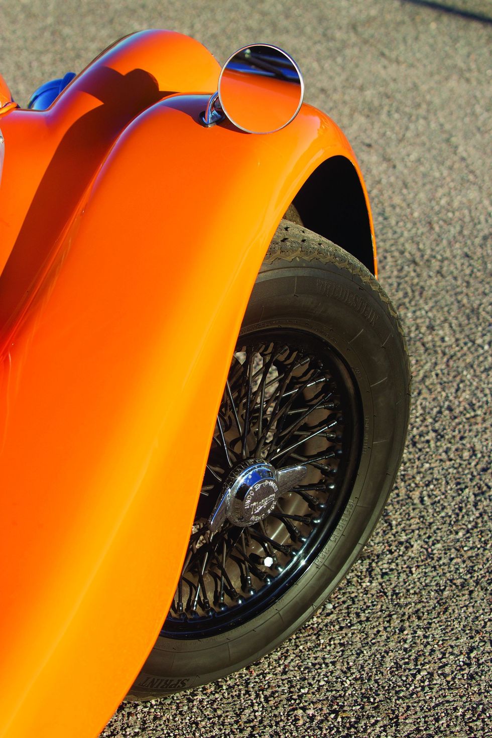 1969 Morgan 4/4 - wheel detail 1