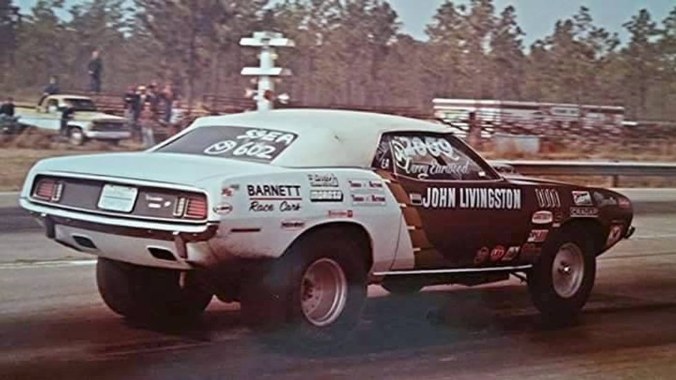 1971 'Cuda raced by John Livingston, year unknown