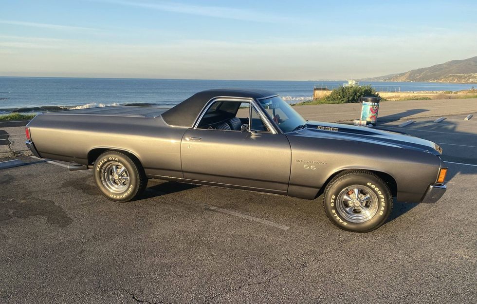 1972 Chevrolet El Camino SS tribute, front quarter