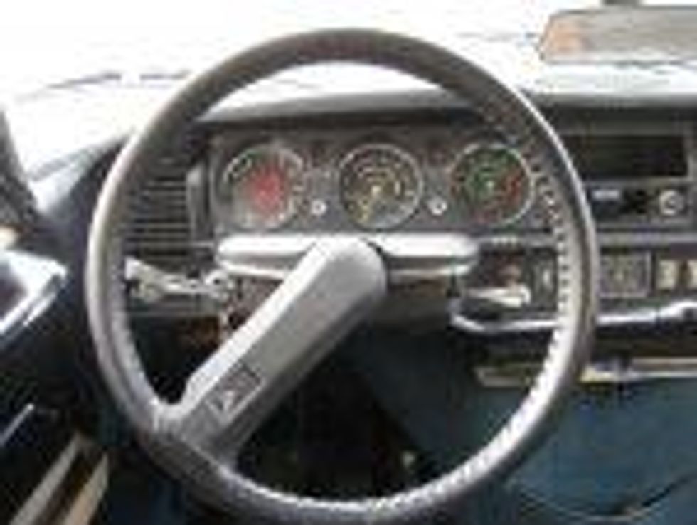 1972 Citroen DS single-spoke steering wheel